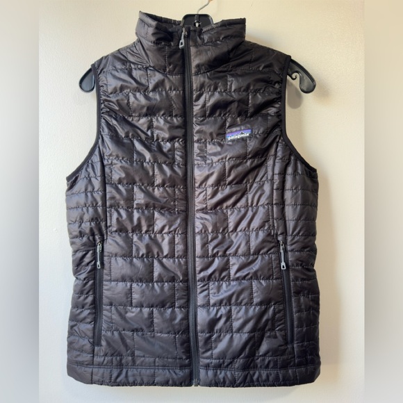 Patagonia Jackets & Blazers - Patagonia Women’s Networks Black Quilted Vest Sz M